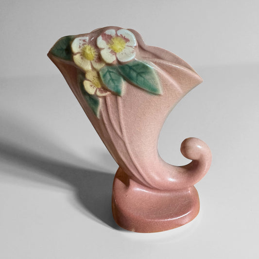 Vintage Roseville Cornucopia Vase