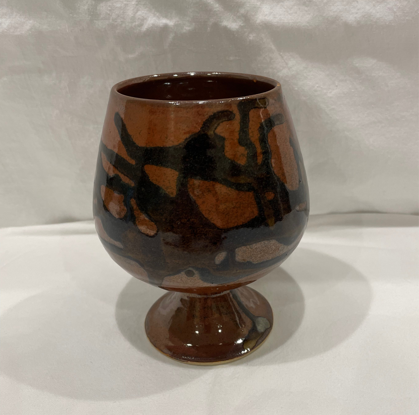 Glazed Pottery Snifter