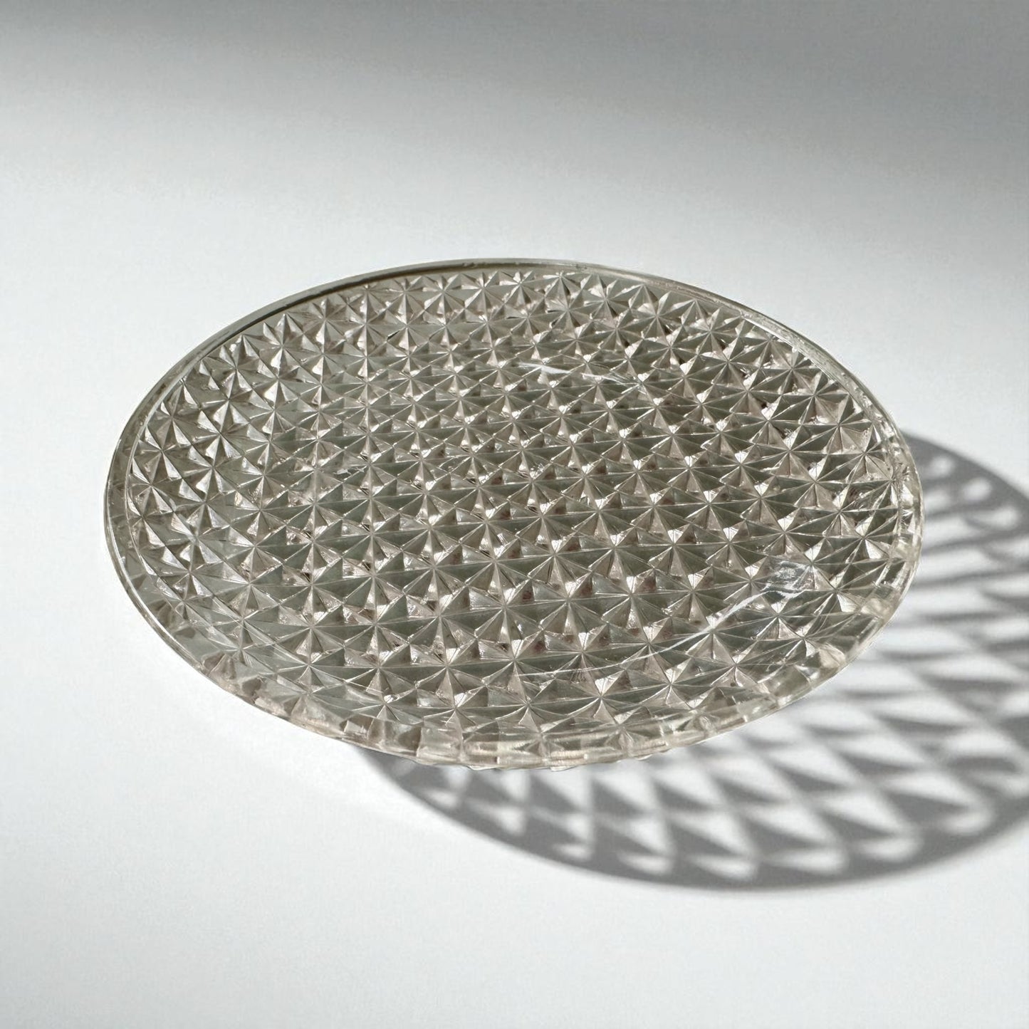 VTG Double Cut Crystal Dish (Small)