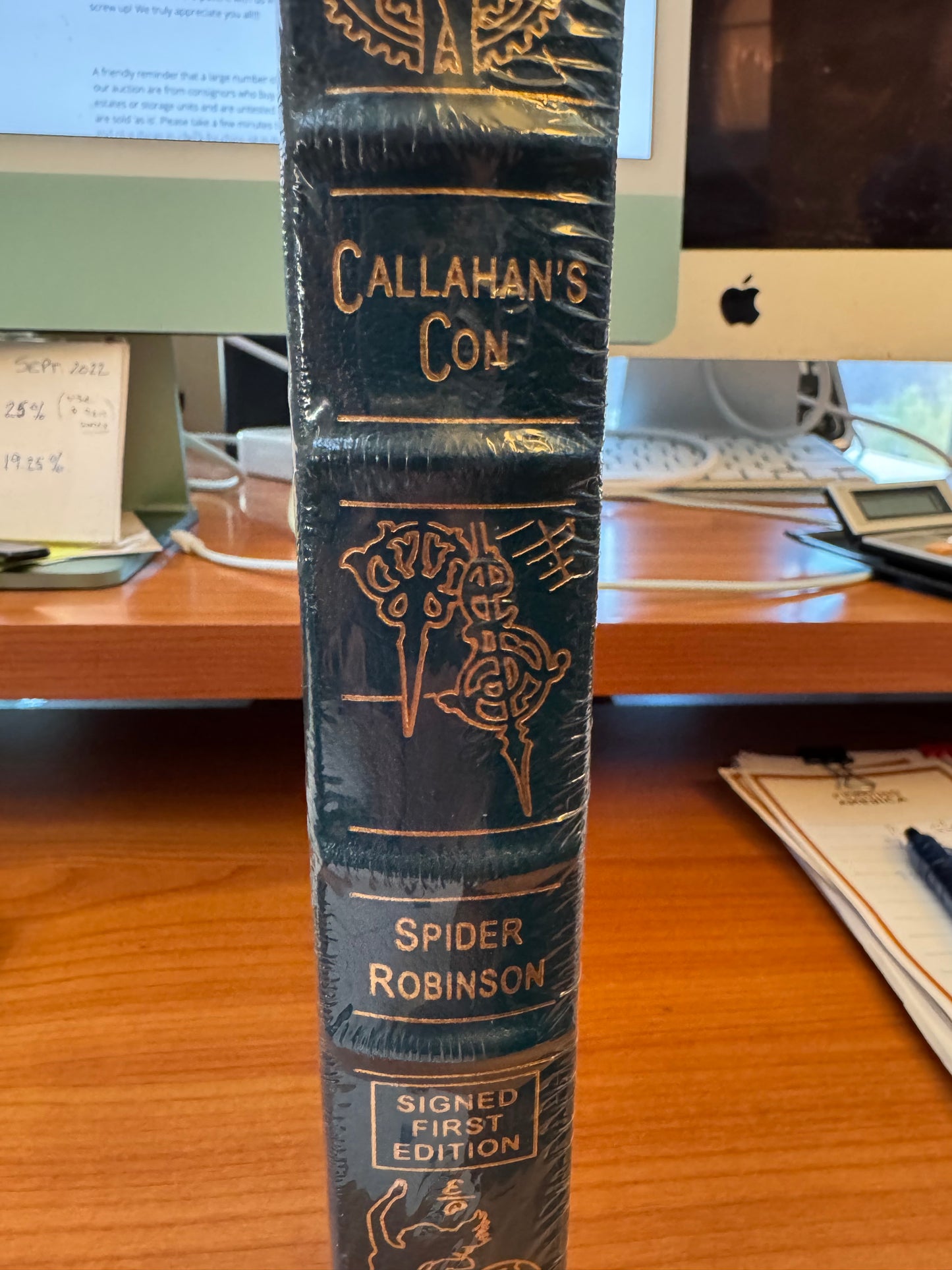 Callahan's Con by Spider Robinson | Easton Press Signed First Edition | Sealed | Limited to 1000 Copies