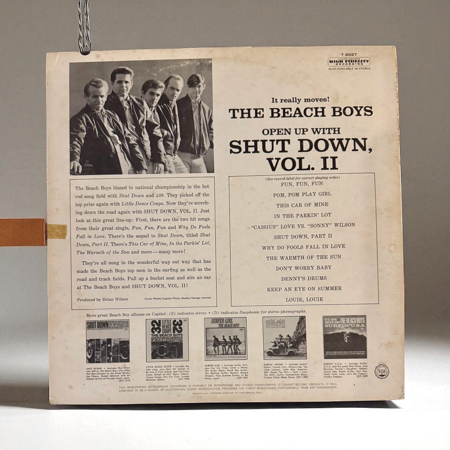The Beach Boys - "Shut Down, Vol. 2"