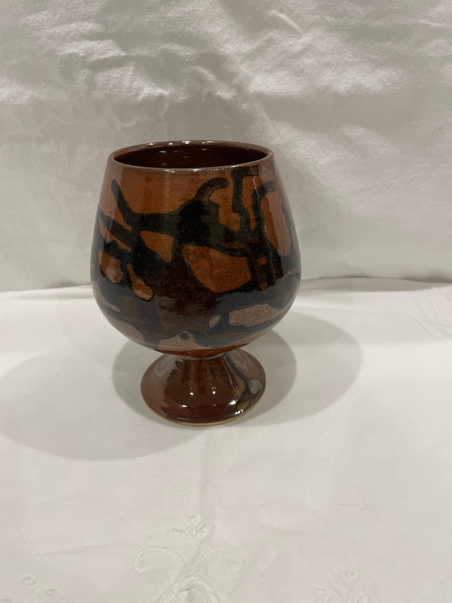 Glazed Pottery Snifter