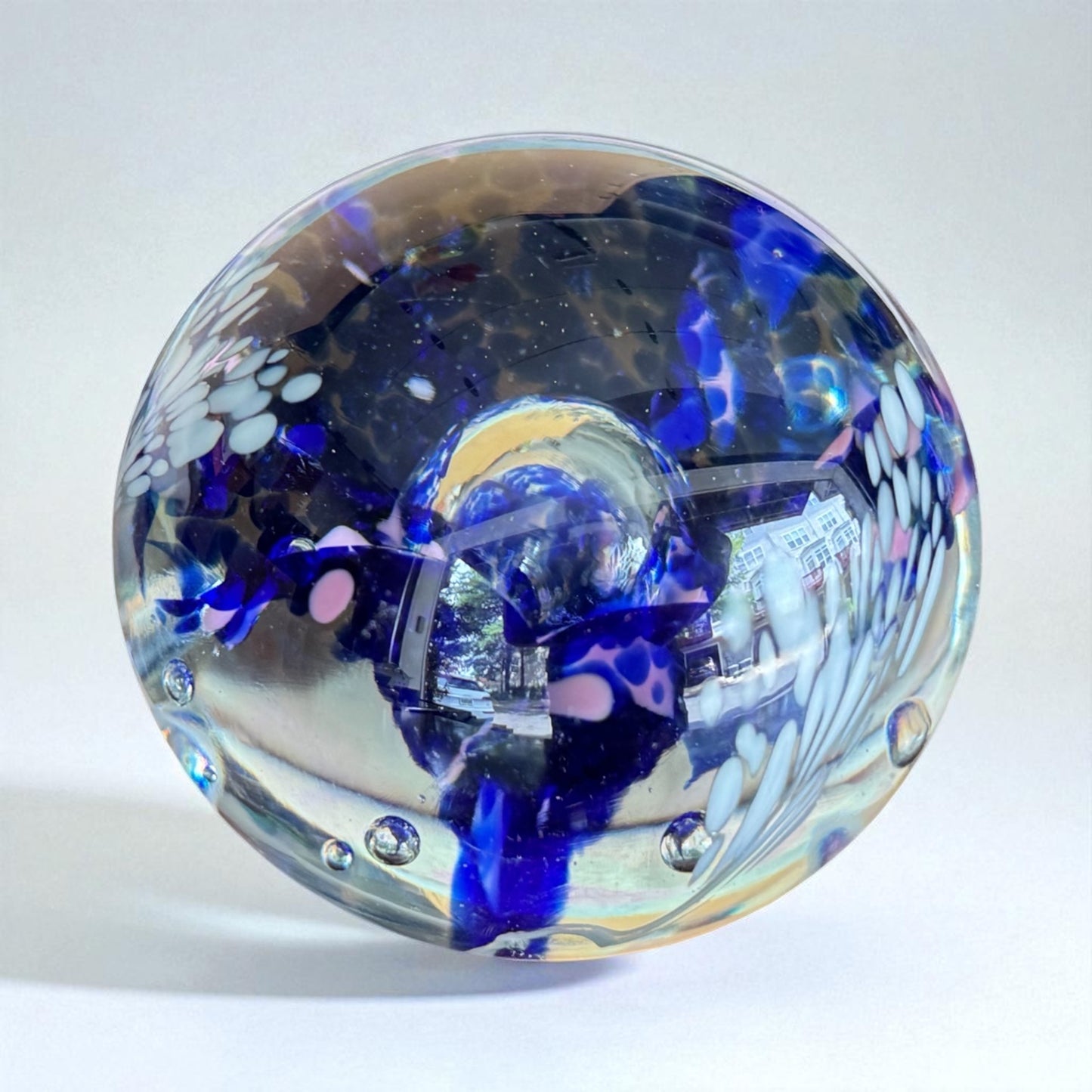 Unique Art Glass Paperweight - Signed by Artist
