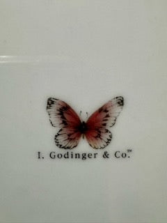 Butterfly I. Godinger & Co Plates (Set of 4)