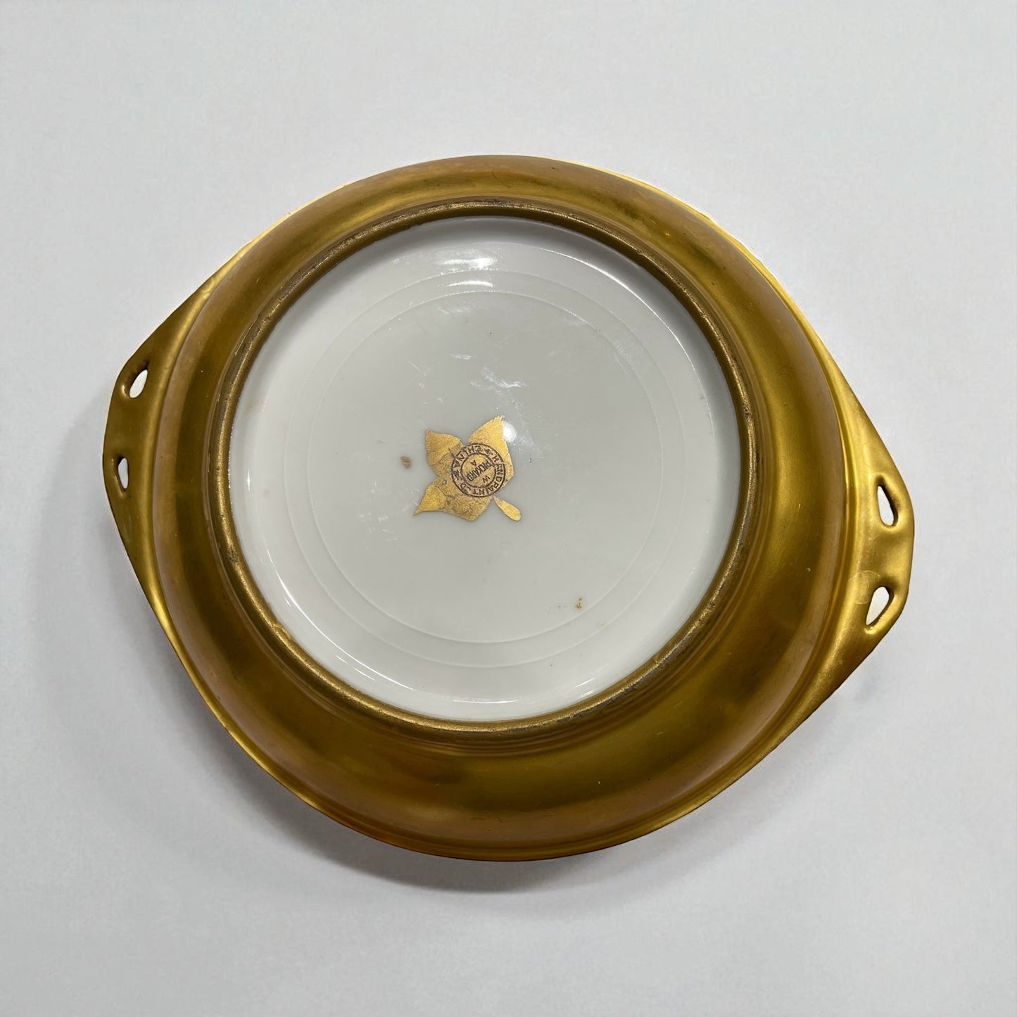 Vintage Pickard Golden Nut Dish
