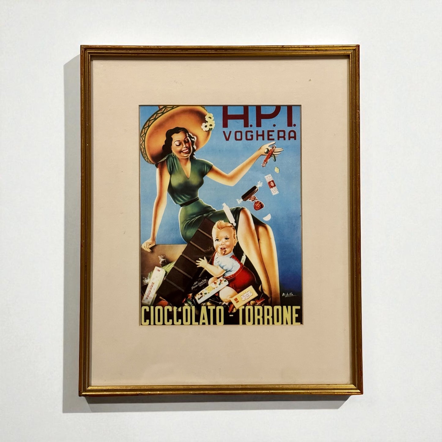 Vintage Italian Candy Advertisement