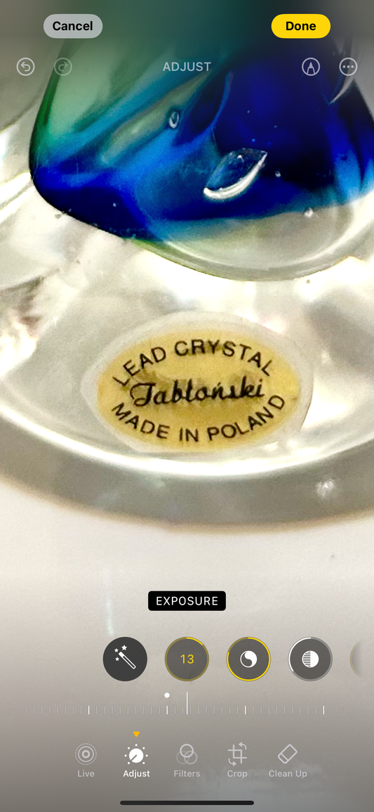 Stunning Vintage Art Glass by A. Jablonski (Poland)