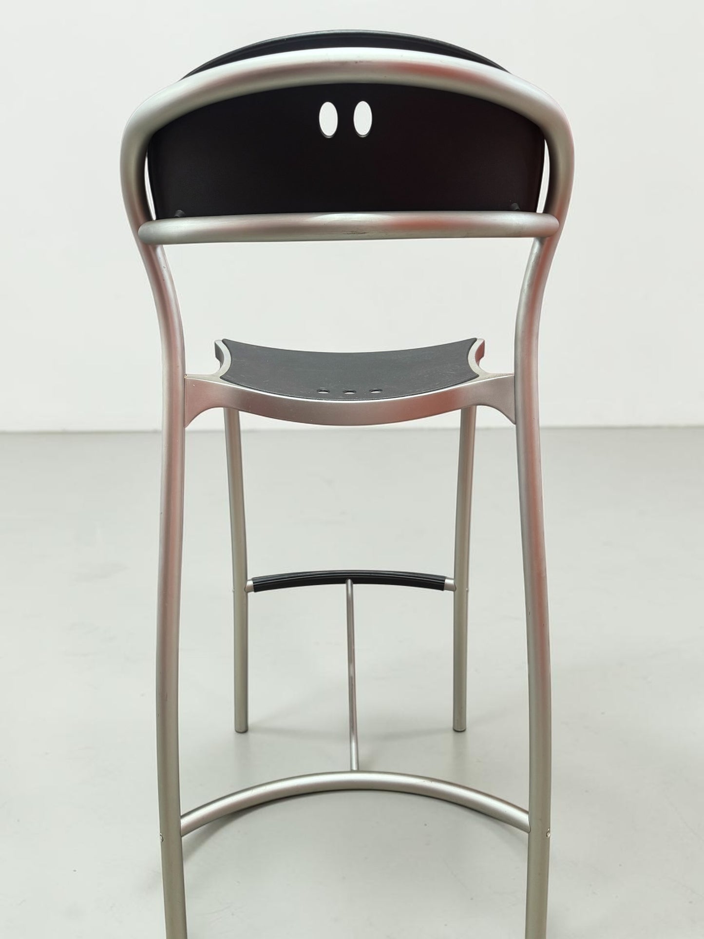 PAIR of Pamplona Arper Counter Height Bar Stools - Made in Italy