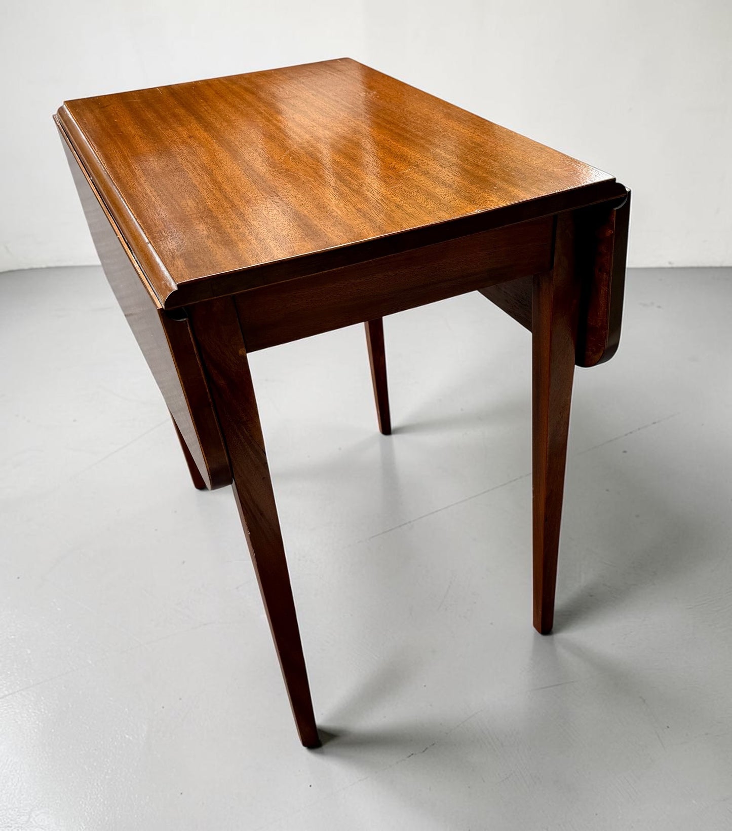 Mid-Century Solid Wood Drop-leaf Table
