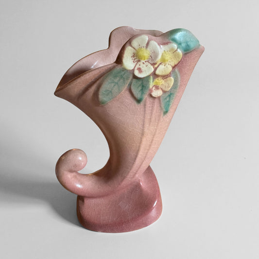 Vintage Roseville Cornucopia Vase