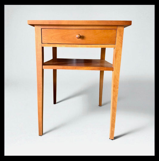 Harden Cherry Side Table w/Drawer & Shelf