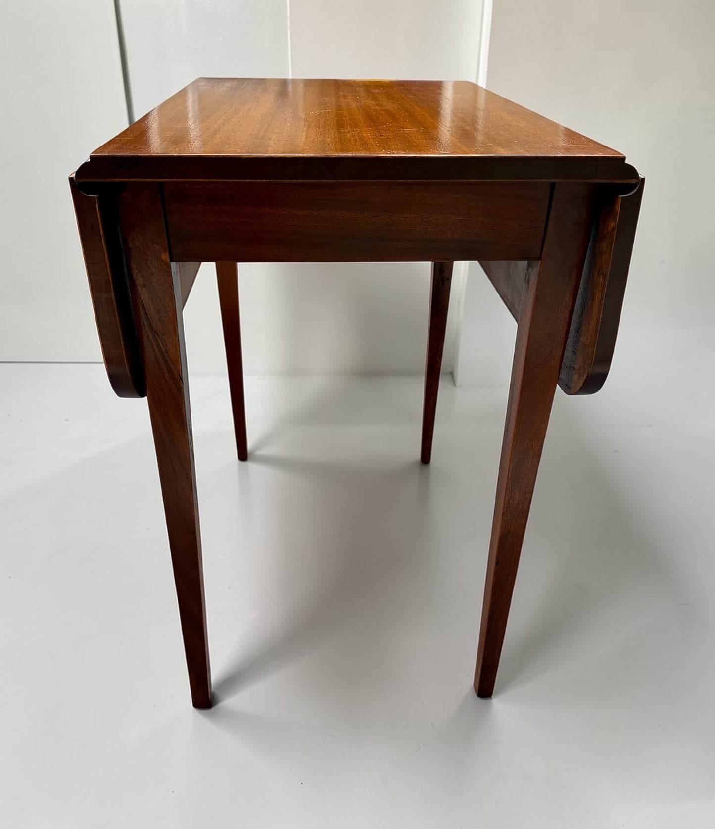 Mid-Century Solid Wood Drop-leaf Table
