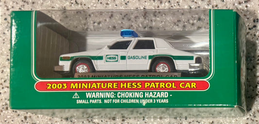 Hess Miniature Police Patrol Car - 2003