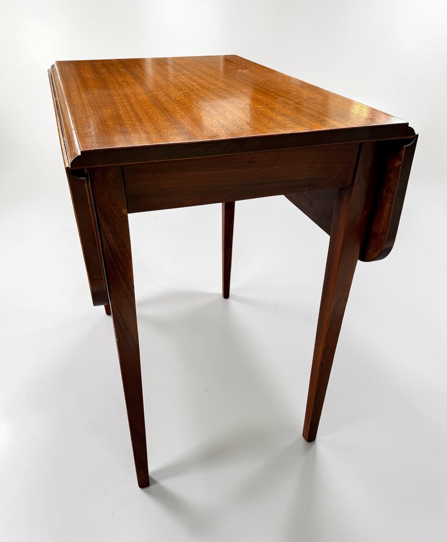 Mid-Century Solid Wood Drop-leaf Table