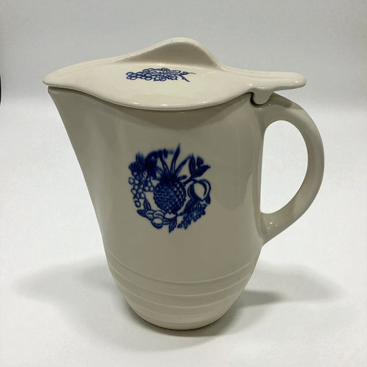 Vintage Ceramic Oxfordware Pitcher w/ Fruit Motif