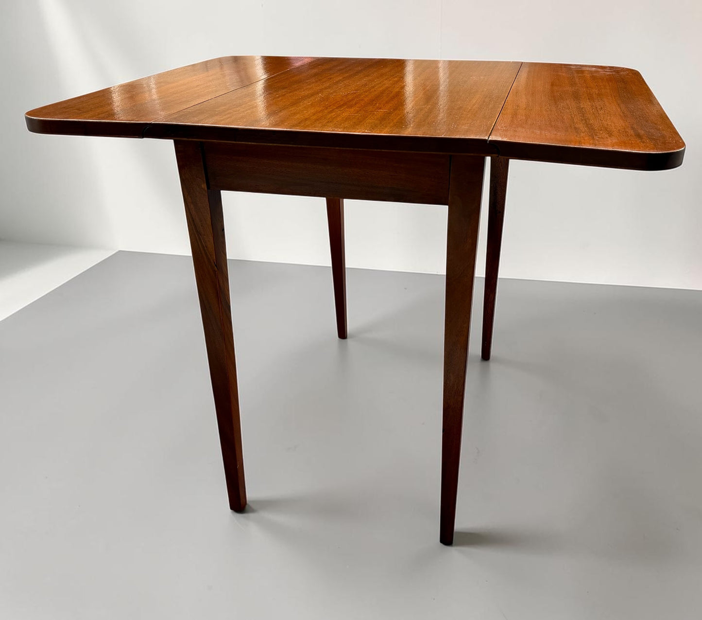 Mid-Century Solid Wood Drop-leaf Table