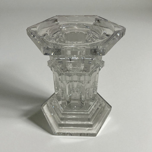 Crystal Column Pillar/Taper Candleholder