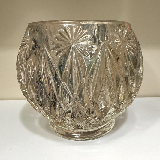 Vintage Avon Glass Large Votive