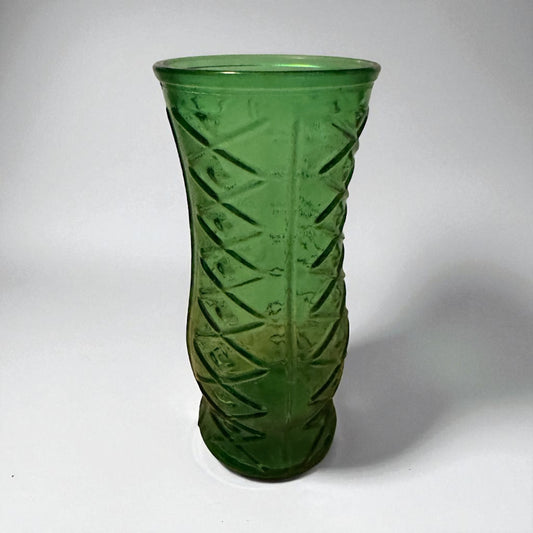 Vintage Brody Green Glass Vase