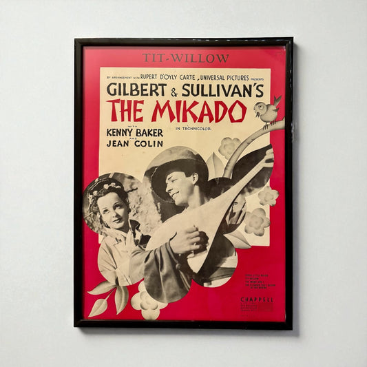 Vintage Sheet Music - “The Mikado”, by Gilbert and Sullivan
