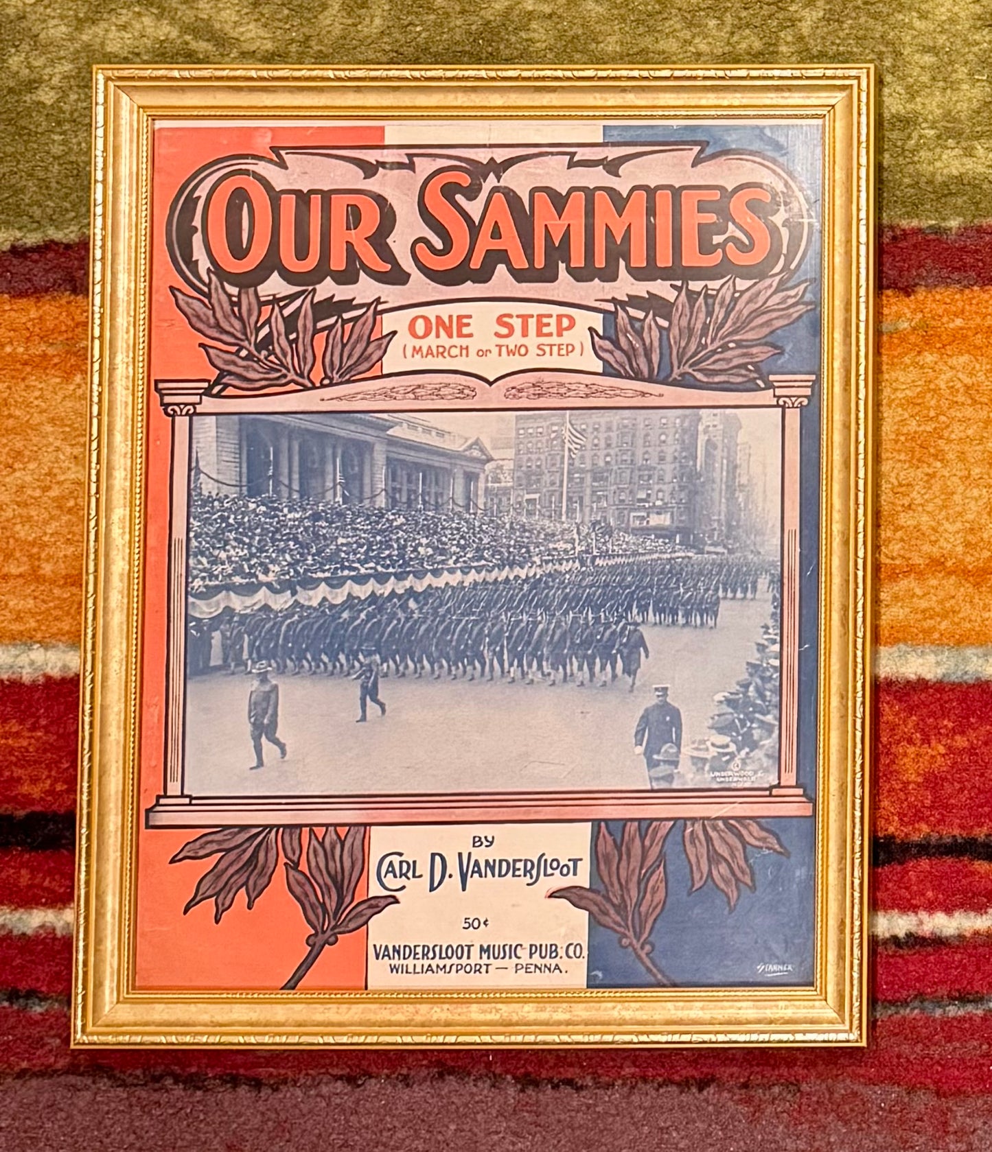 VTG Sheet Music - "Our Sammies" by Carl D. Vandersloot