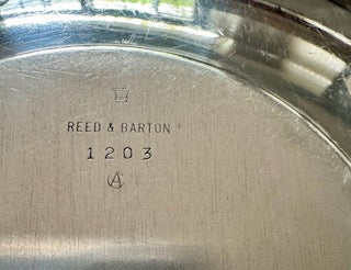 VTG Round Reed & Barton Silverplate Server