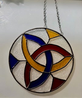 Celtic Trinity Stained Glass