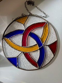 Celtic Trinity Stained Glass