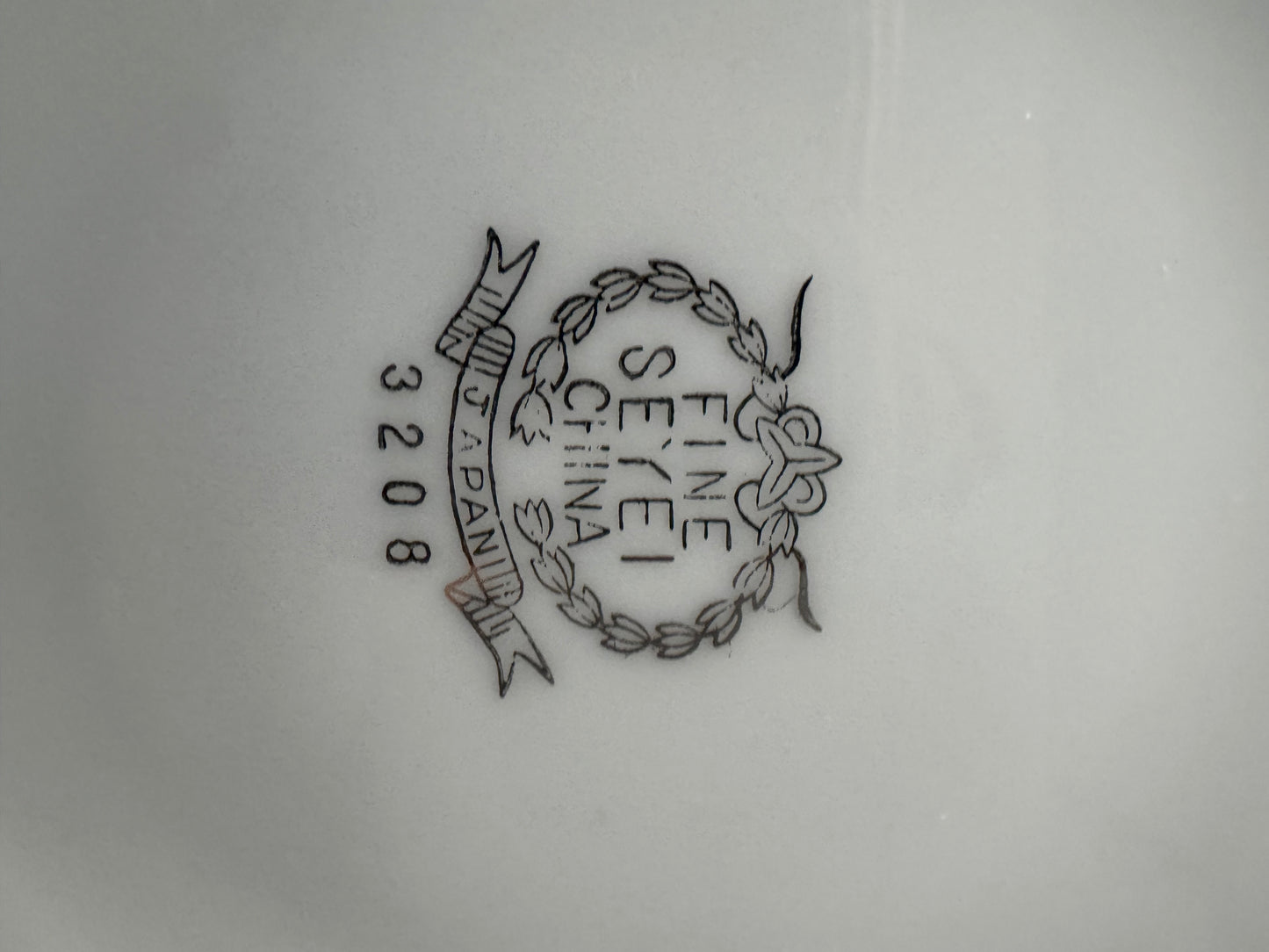 Set of 4 Fine Seyei China (Japan), Silver Accent