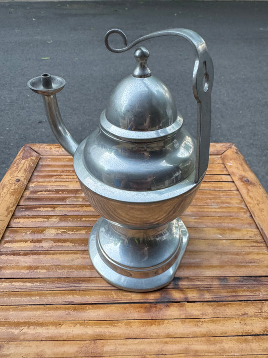 Pewter Oil Lamp