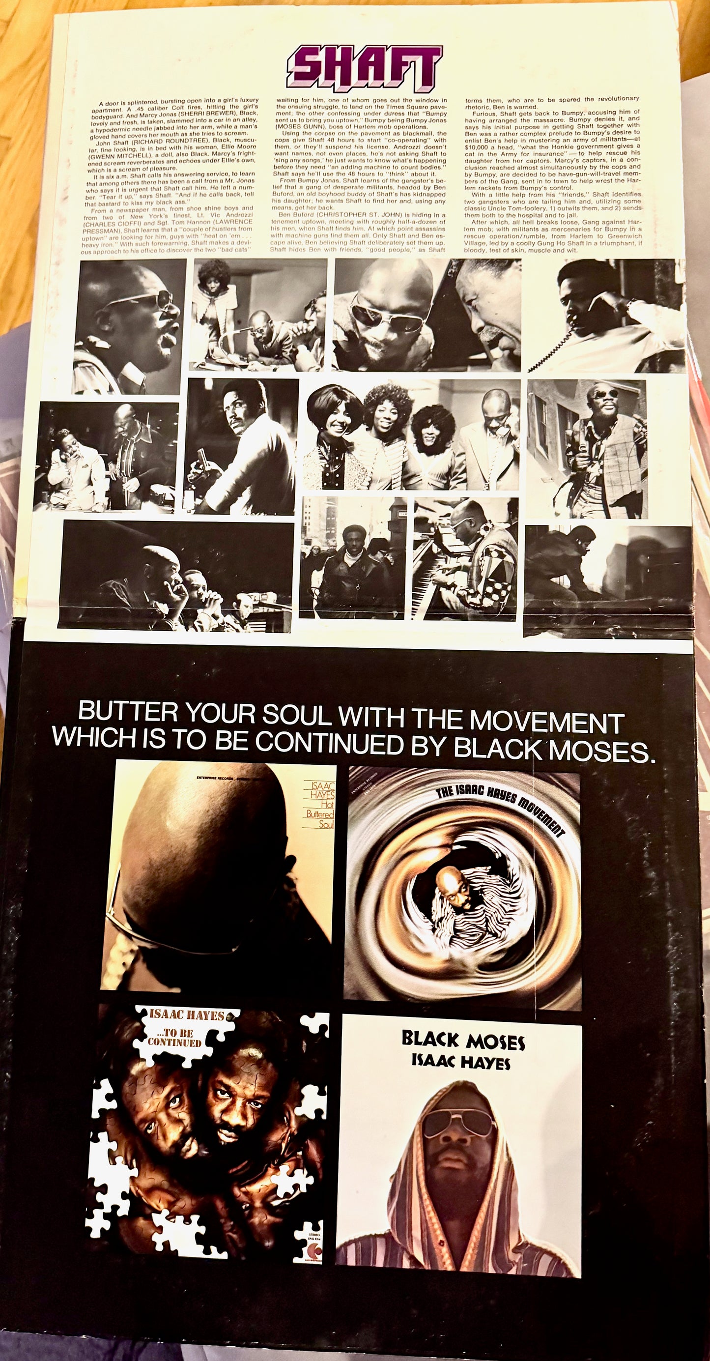 Issac Hayes - "Shaft: Music from the Soundtrack" (2-LP Set w/Poster)