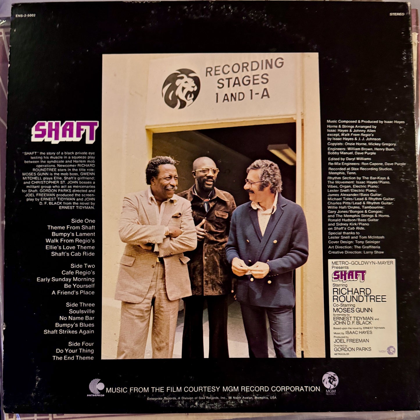 Issac Hayes - "Shaft: Music from the Soundtrack" (2-LP Set w/Poster)