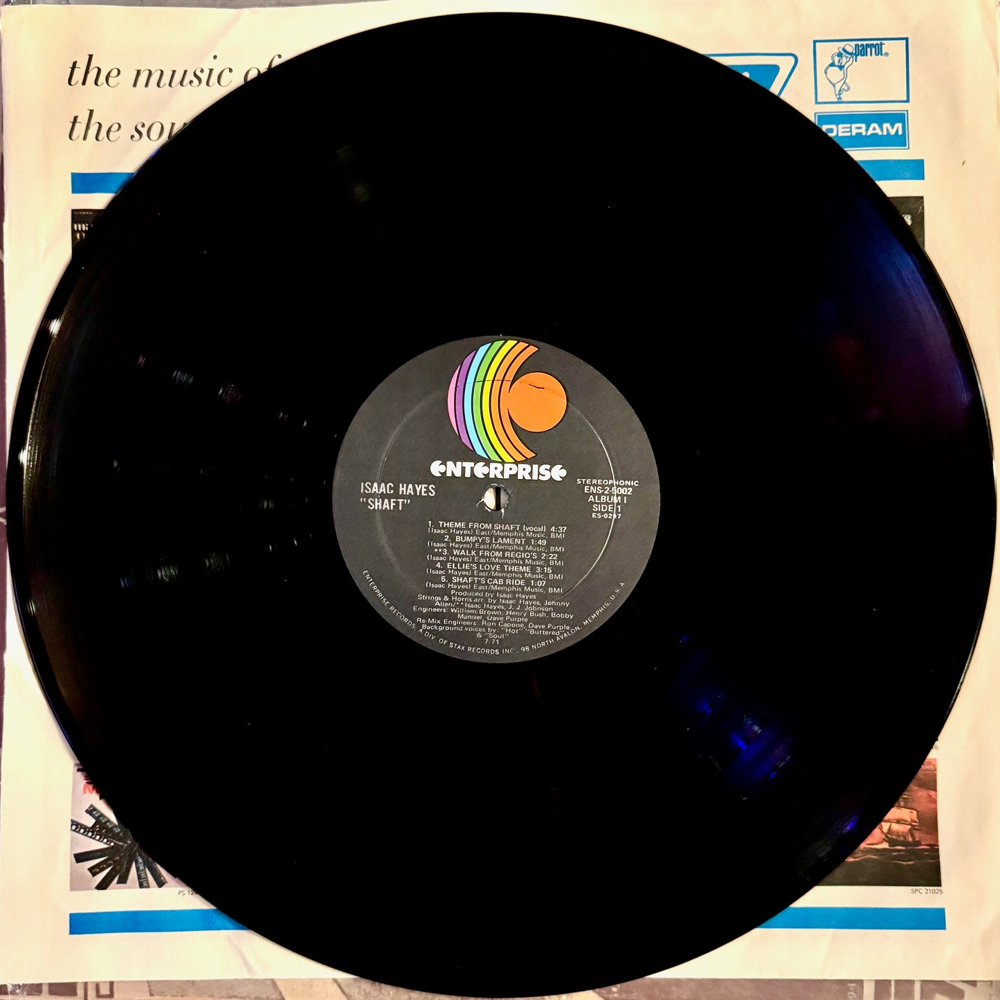 Issac Hayes - "Shaft: Music from the Soundtrack" (2-LP Set w/Poster)