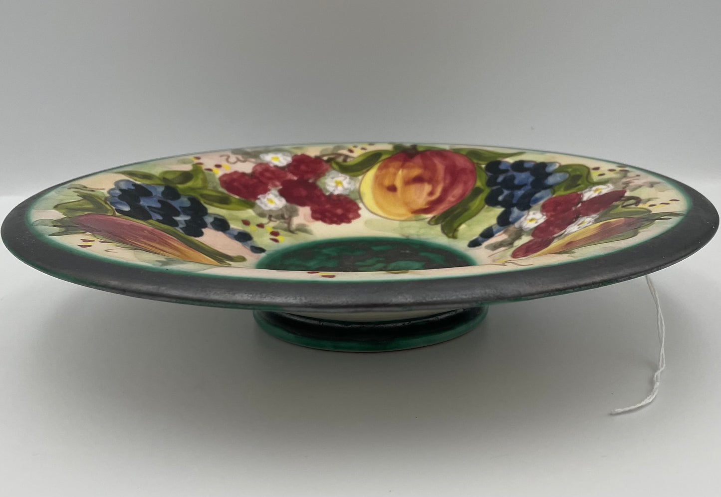 Vintage Sara Vietri Bowl w/ Fruit Motif
