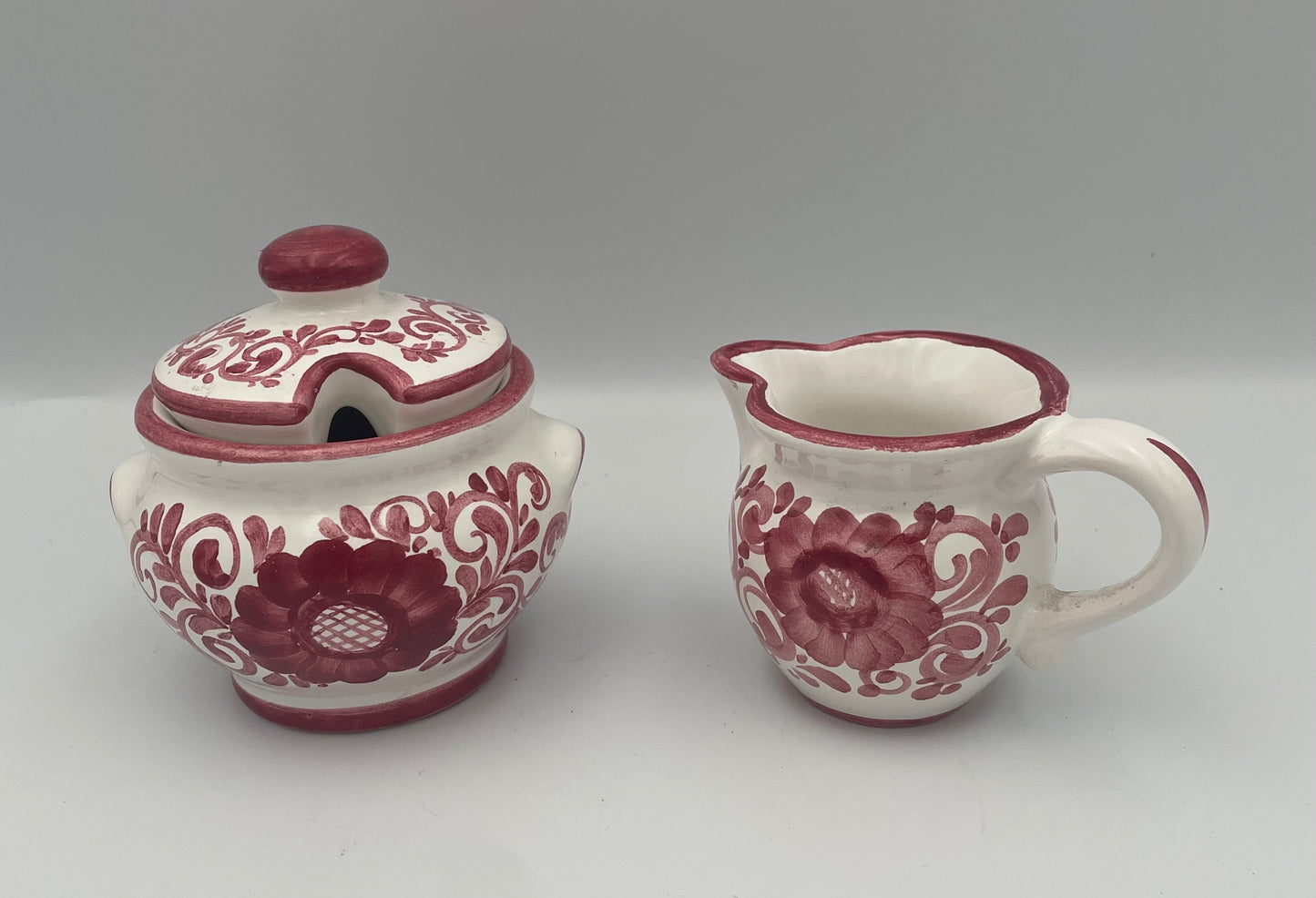 Gmunder Keramik Mini Handpainted Cream & Sugar