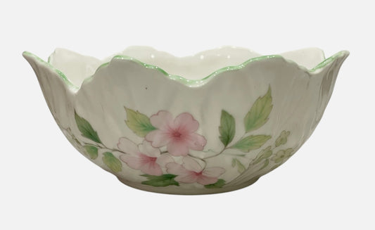 Elizabethan Staffordshire Hand Decorated Fine Bone China Bowl