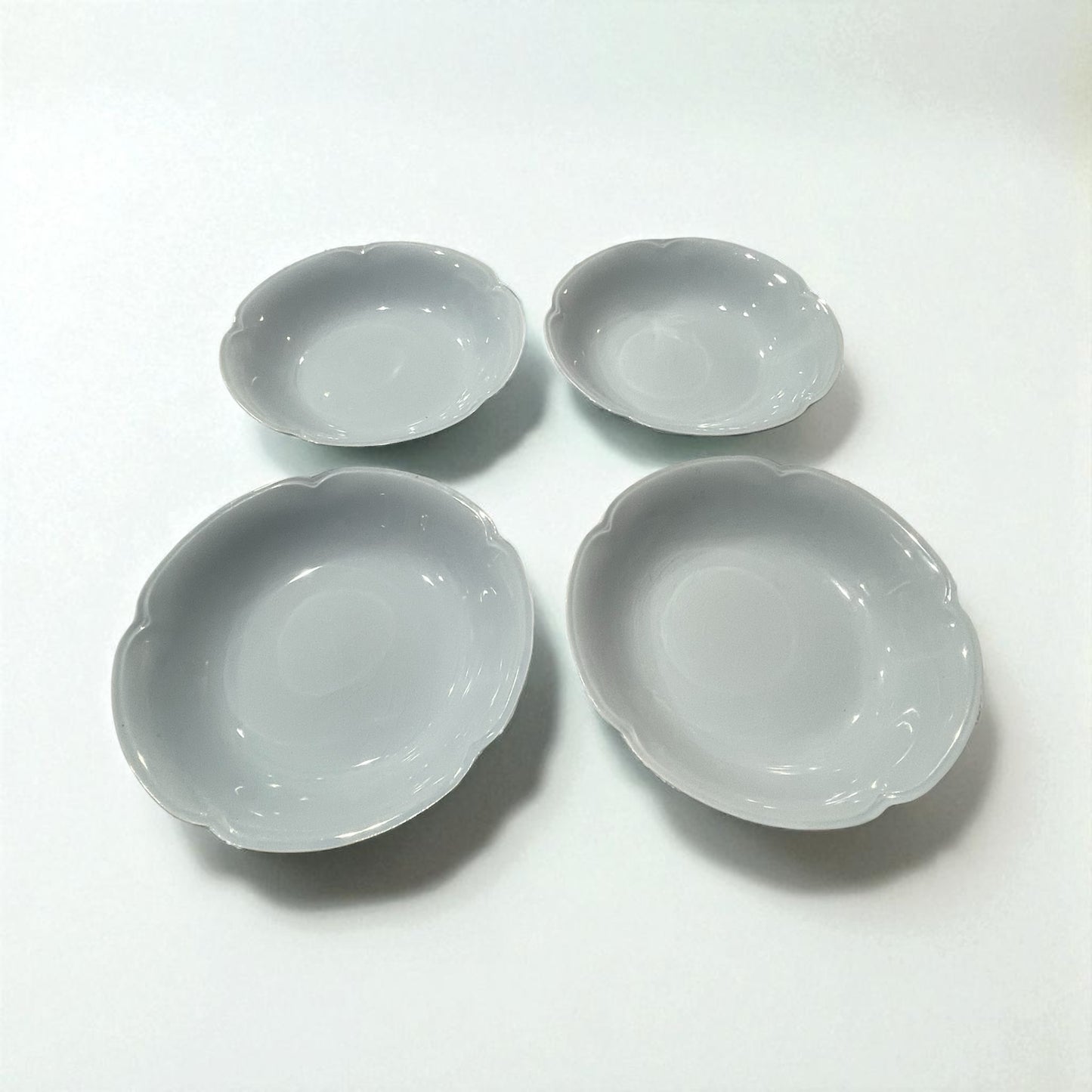 Set of 4 Johnson Bros. Greydawn China Bowls