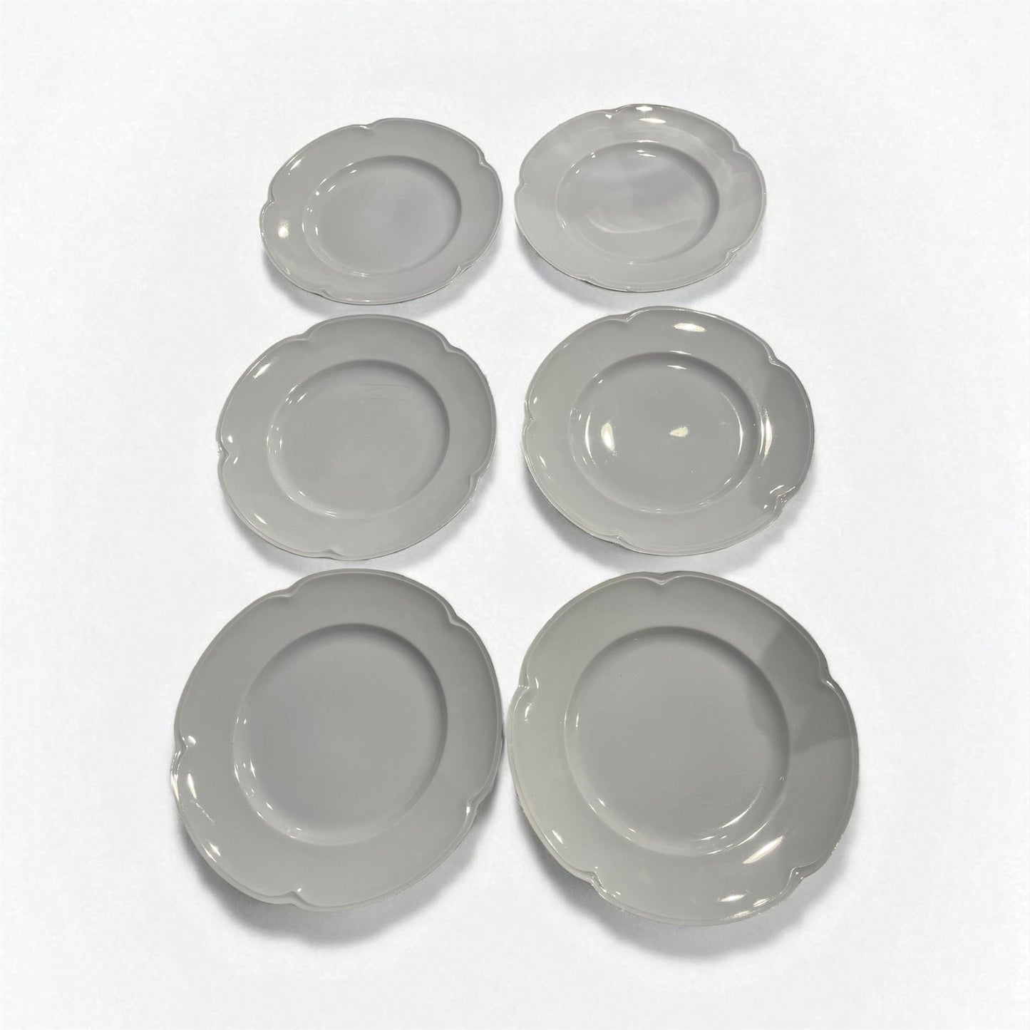 Set of 6 Johnson Bros. Greydawn China Salad/Dessert Plates