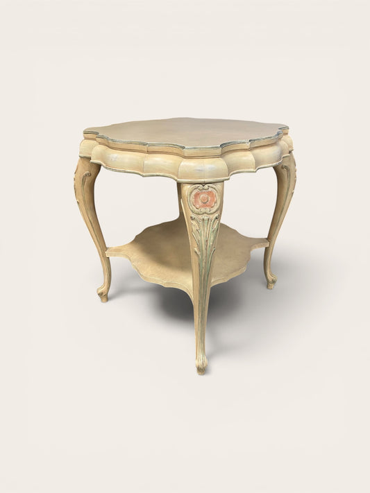 Hand painted Side/Entry Table w/lower shelf